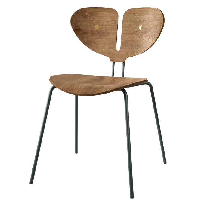 Moth Chair - Nordic Tales - A Danish Design Chair - Oak & Solid Brass
