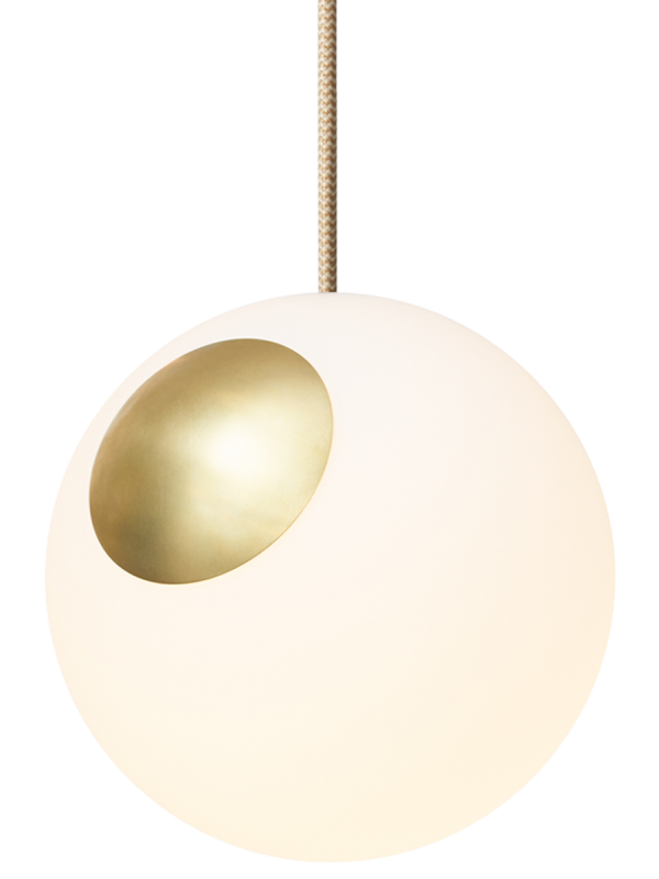 Spot glass pendant
